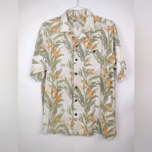 Joe Marlin vintage men's Hawaiian shirt size (L)